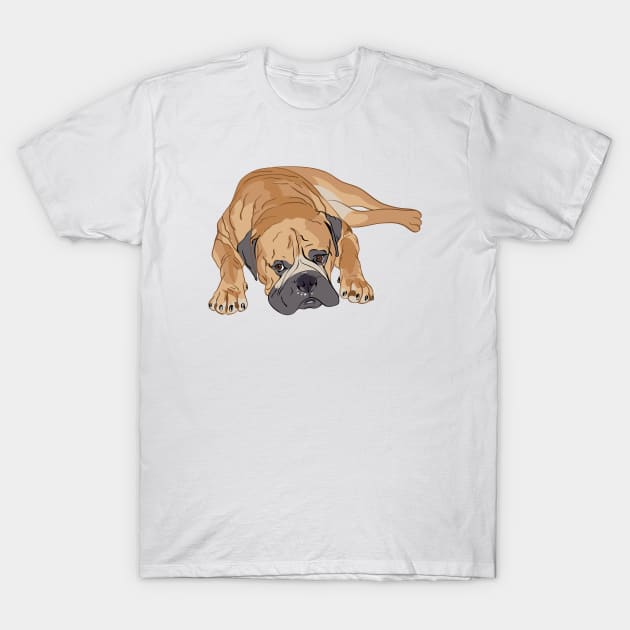 bullmastiff T-Shirt by kavalenkava